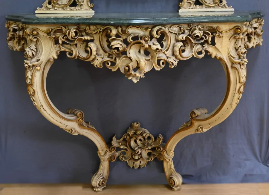 KONSOLENTISCH MIT SPIEGEL