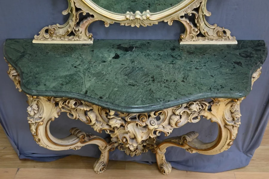 KONSOLENTISCH MIT SPIEGEL