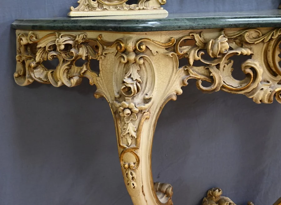 KONSOLENTISCH MIT SPIEGEL