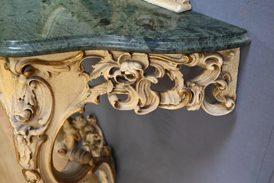 KONSOLENTISCH MIT SPIEGEL