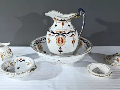 JUEGO DE PORCELANA de SAMPSON HANCOCK & SONS