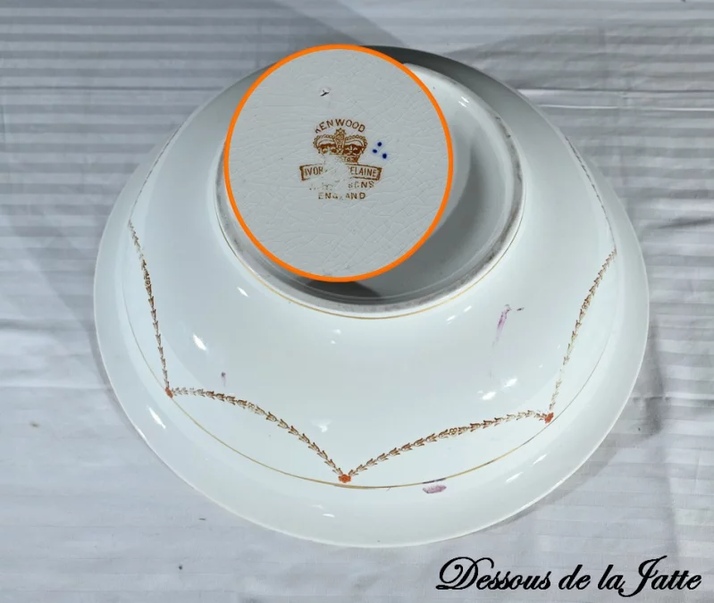 JUEGO DE PORCELANA de SAMPSON HANCOCK & SONS