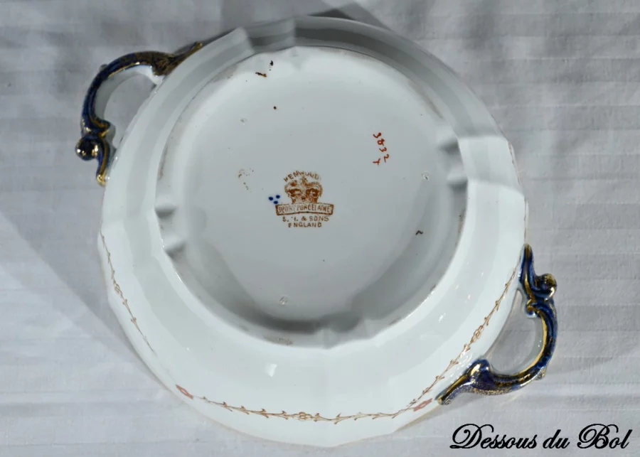 JUEGO DE PORCELANA de SAMPSON HANCOCK & SONS