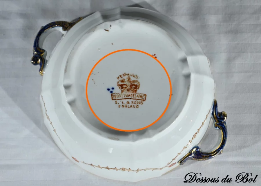 JUEGO DE PORCELANA de SAMPSON HANCOCK & SONS