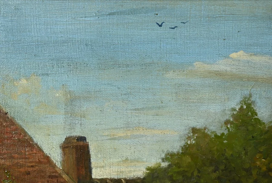 Paire de Tableaux « Scènes Campagnardes », signés A. Minne – Fin XIXe