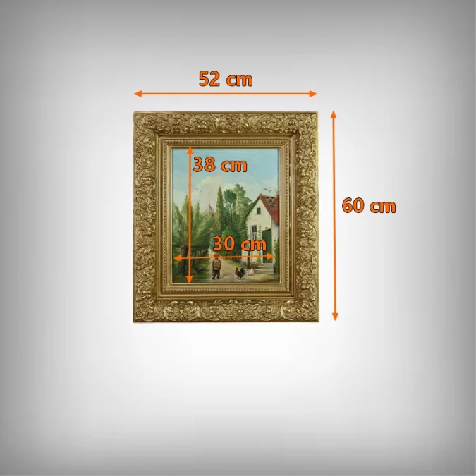 Paire de Tableaux « Scènes Campagnardes », signés A. Minne – Fin XIXe