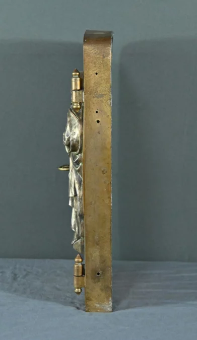 Porte de Tabernacle en Bronze, signé J. Vallet – Fin XIXe