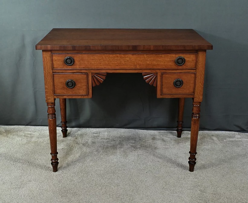 Petit Bureau en Chêne, époque Victorienne, Angleterre – Fin XIXe