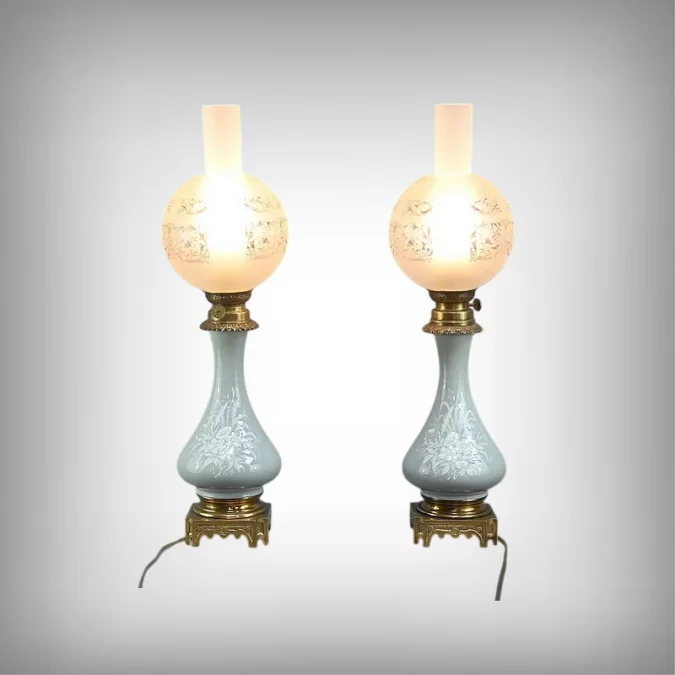 PAR DE LÁMPARAS DE GASOLINA