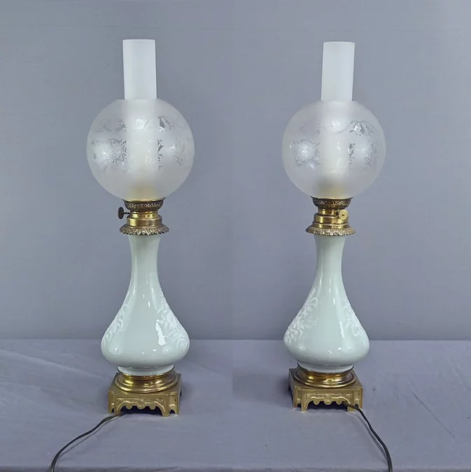 PAR DE LÁMPARAS DE GASOLINA