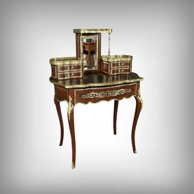 Petit Bureau de Dame en Acajou, époque Napoléon III – 2ème partie XIXe