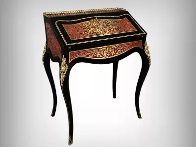 Bureau de Dame en Marqueterie « Boulle », Napoléon III – Milieu XIXe