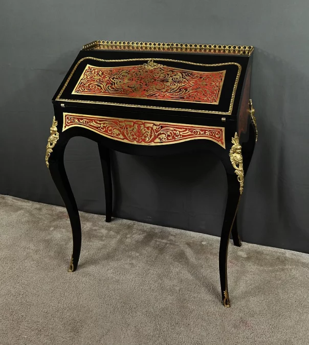 Bureau de Dame en Marqueterie « Boulle », Napoléon III – Milieu XIXe