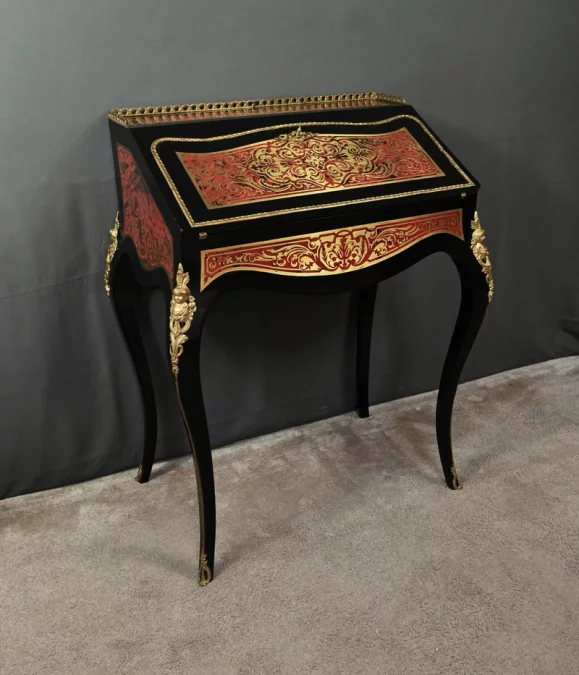 Bureau de Dame en Marqueterie « Boulle », Napoléon III – Milieu XIXe