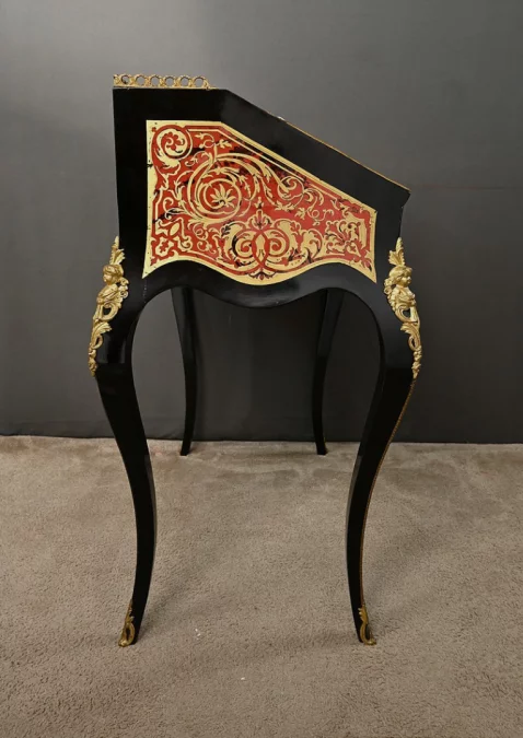 Bureau de Dame en Marqueterie « Boulle », Napoléon III – Milieu XIXe