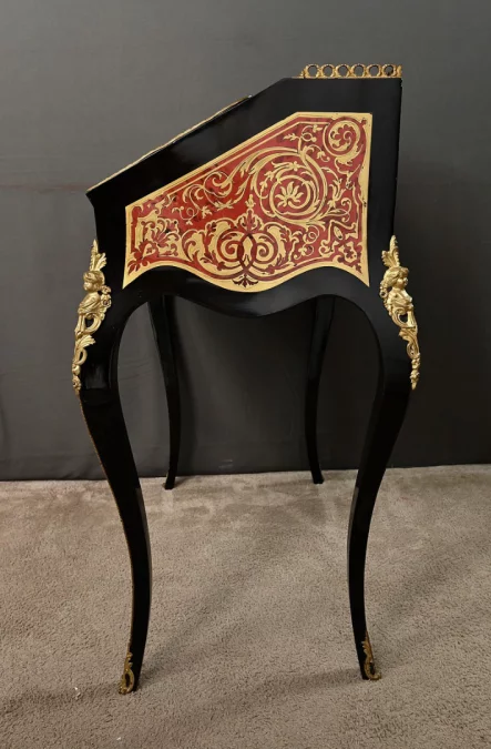 Bureau de Dame en Marqueterie « Boulle », Napoléon III – Milieu XIXe