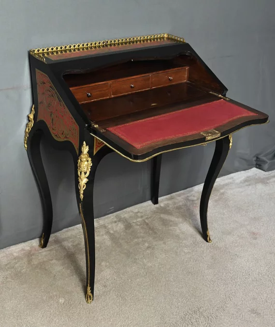 Bureau de Dame en Marqueterie « Boulle », Napoléon III – Milieu XIXe