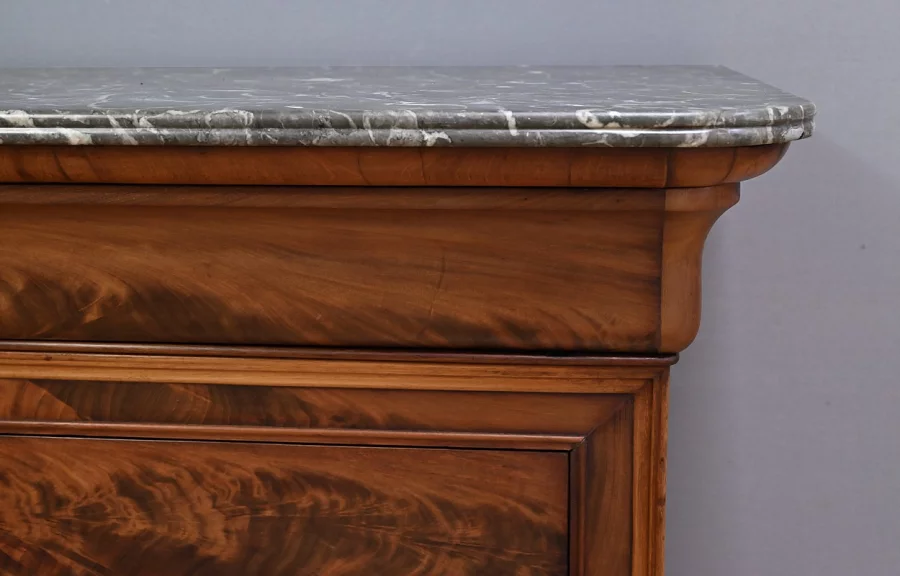 Commode en Acajou, style Louis-Philippe – Fin XIXe