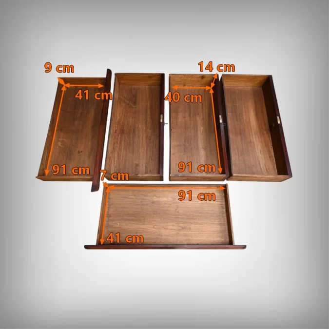 Commode en Acajou, style Louis-Philippe – Fin XIXe