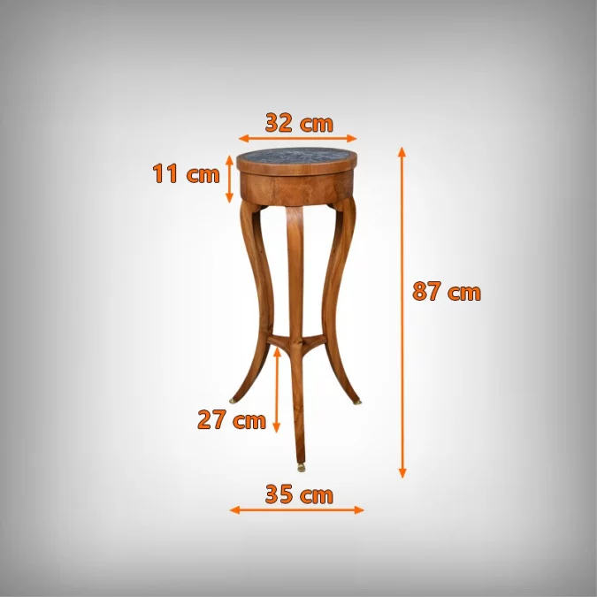 SUPPORTO IN CILIEGIO E MARMO