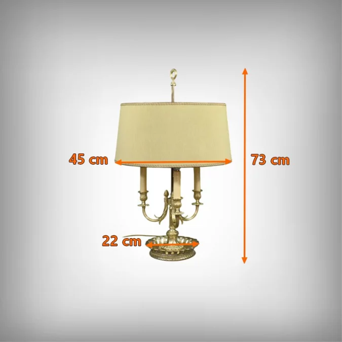 БУЛЬОТНАЯ ЛАМПА В СТИЛЕ ЛЮДОВИКА XVI