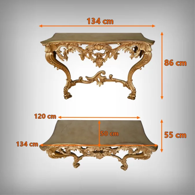 Настенная консоль в стиле Людовика XV