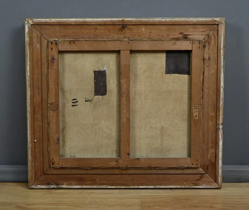 Картина маслом на холсте, подписана Л. Генри.