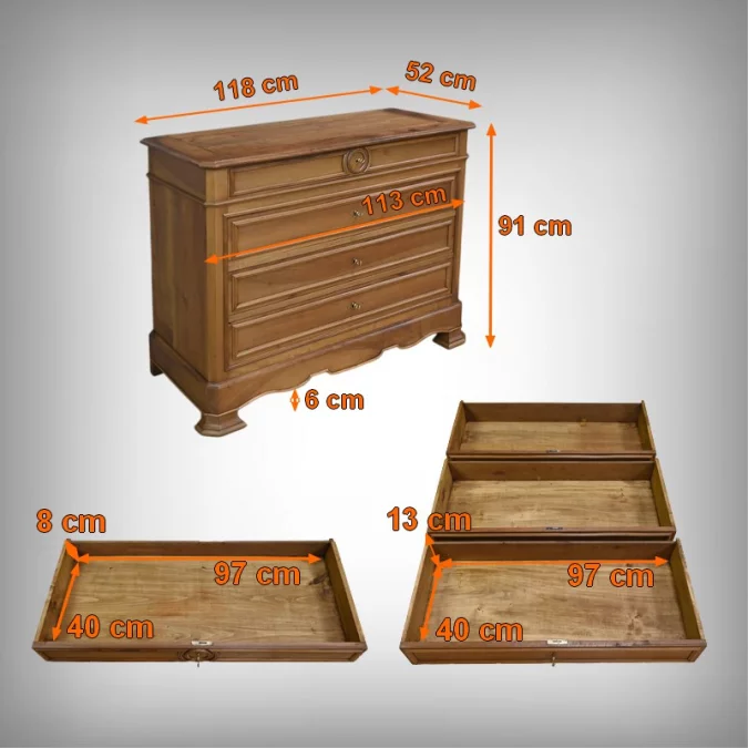 Комод в стиле Луи Филиппа