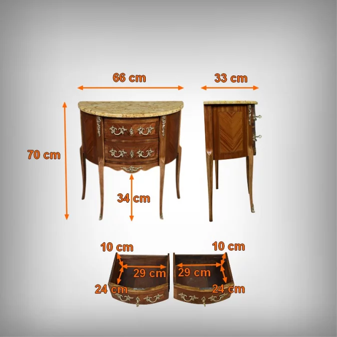 Kommode im französischen Übergangsstil