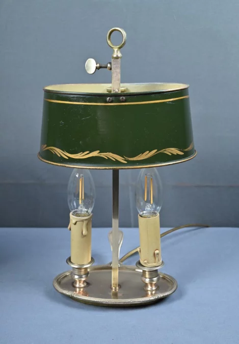 Paire de Lampes « Bouillotte » en Laiton, style Empire – Début XXe