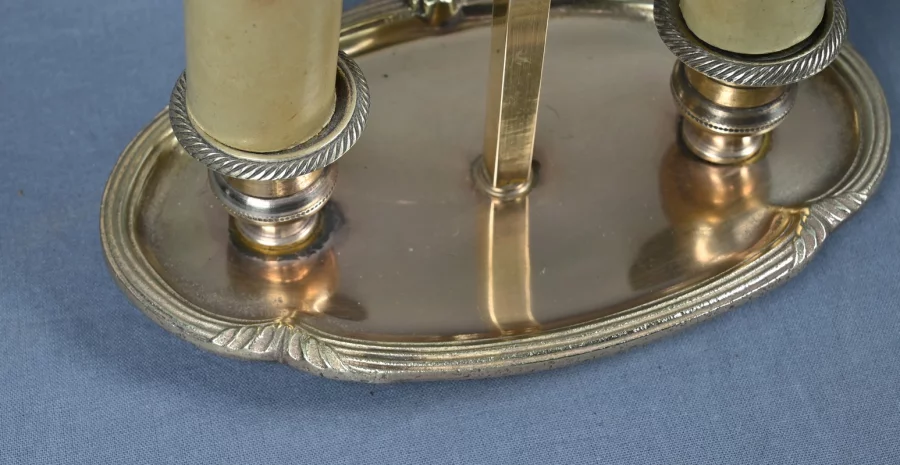 Paire de Lampes « Bouillotte » en Laiton, style Empire – Début XXe