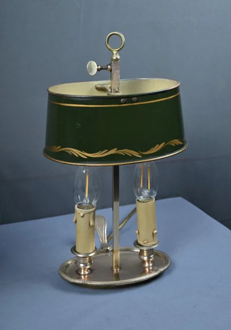 Paire de Lampes « Bouillotte » en Laiton, style Empire – Début XXe