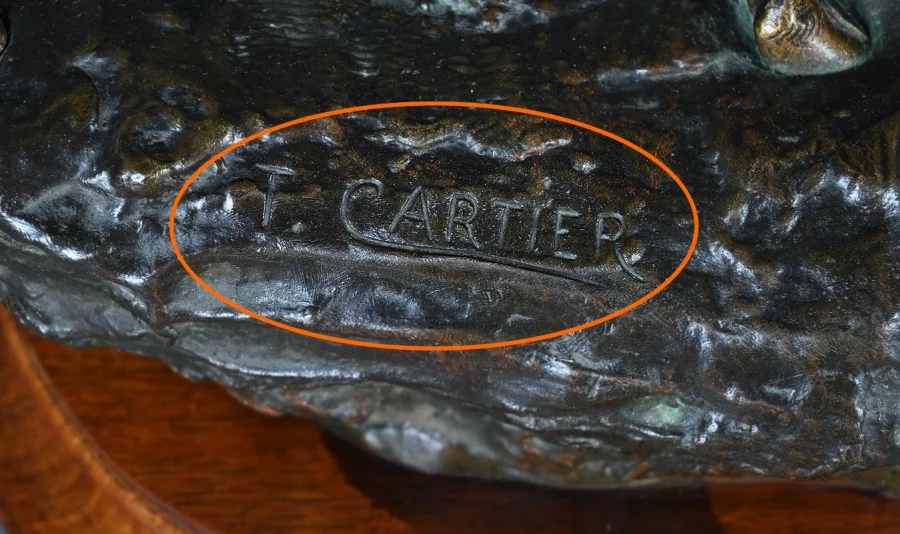 Бронзовая группа от Т. Картье