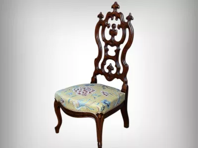 Chaise de Nourrice en Acajou, époque Napoléon III – 2ème moitié XIXe