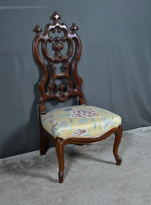 Chaise de Nourrice en Acajou, époque Napoléon III – 2ème moitié XIXe