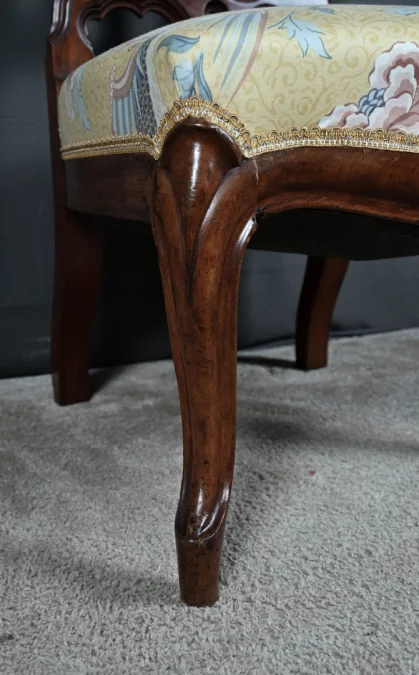 Chaise de Nourrice en Acajou, époque Napoléon III – 2ème moitié XIXe