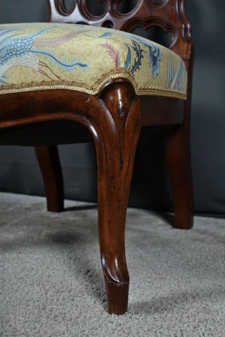 Chaise de Nourrice en Acajou, époque Napoléon III – 2ème moitié XIXe