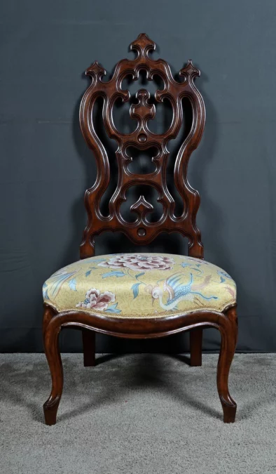 Chaise de Nourrice en Acajou, époque Napoléon III – 2ème moitié XIXe