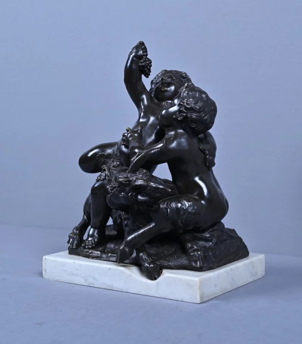 Bronze « L’enfance de Bacchus » d’après Clodion – 2ème partie XIXe