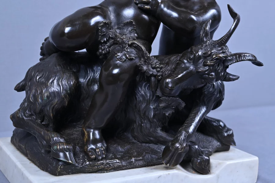 Bronze « L’enfance de Bacchus » d’après Clodion – 2ème partie XIXe