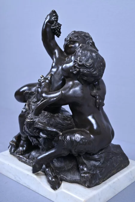 Bronze « L’enfance de Bacchus » d’après Clodion – 2ème partie XIXe