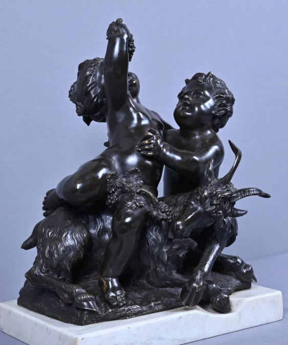 Bronze « L’enfance de Bacchus » d’après Clodion – 2ème partie XIXe