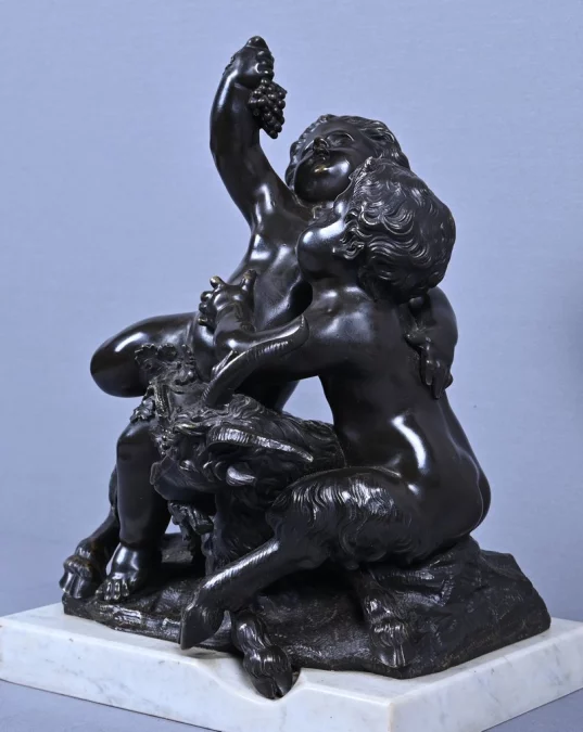 Bronze « L’enfance de Bacchus » d’après Clodion – 2ème partie XIXe