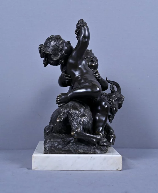 Bronze « L’enfance de Bacchus » d’après Clodion – 2ème partie XIXe