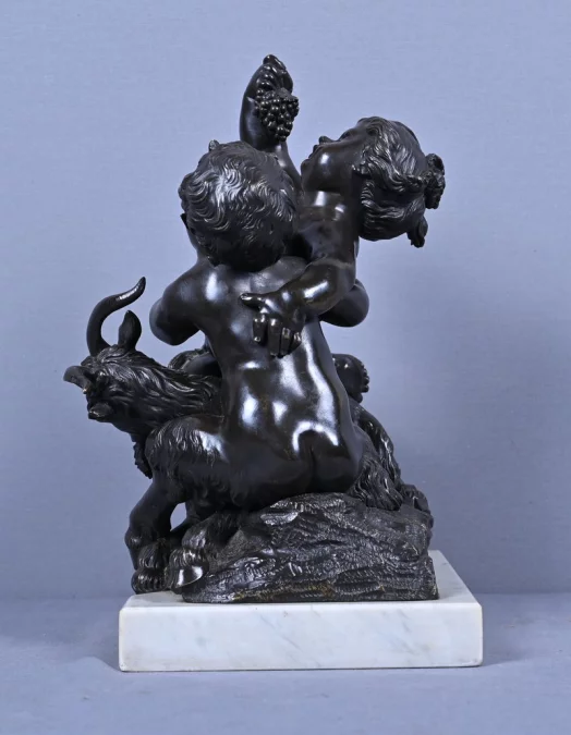 Bronze « L’enfance de Bacchus » d’après Clodion – 2ème partie XIXe