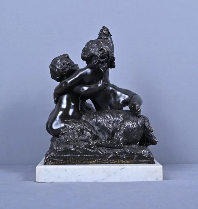 Bronze « L’enfance de Bacchus » d’après Clodion – 2ème partie XIXe