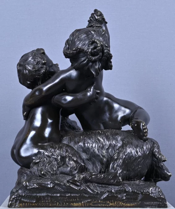 Bronze « L’enfance de Bacchus » d’après Clodion – 2ème partie XIXe