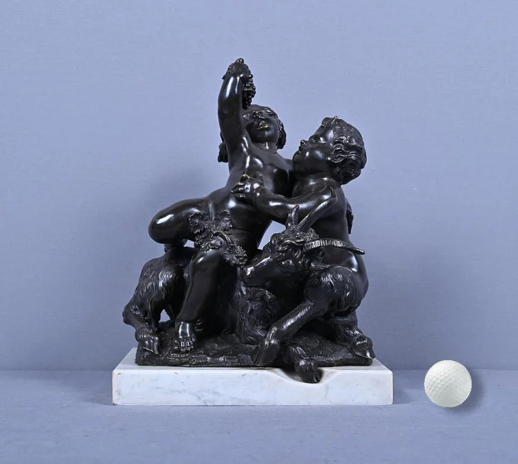 Bronze « L’enfance de Bacchus » d’après Clodion – 2ème partie XIXe