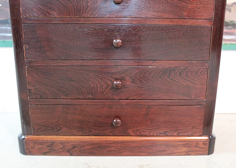 ROSEWOOD CHEST OF DRAWERS