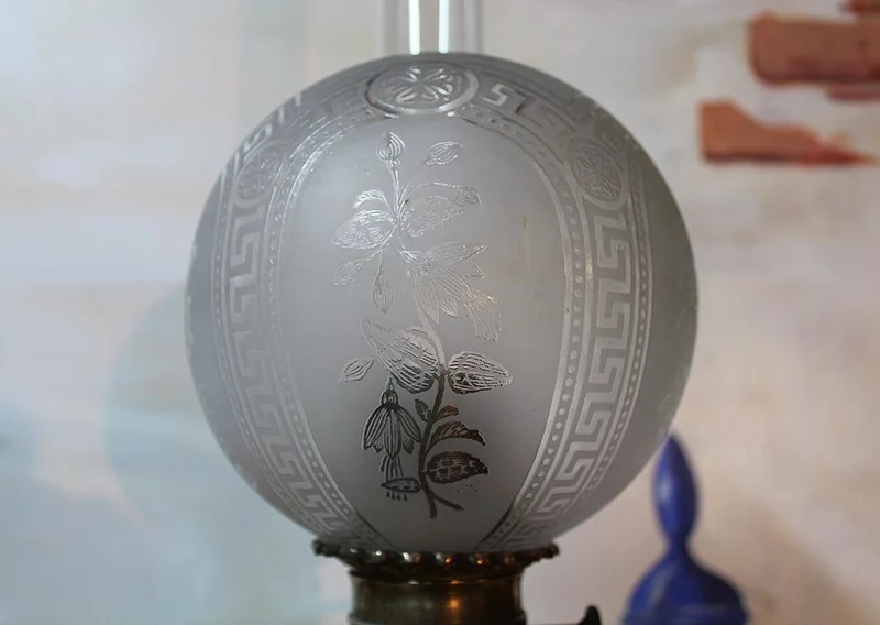 Paire de Lampes à Pétrole en Bronze XIXeme